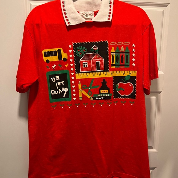 Back to School Teacher Polo Shirt - Picture 1 of 5